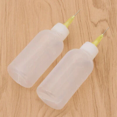 2PCS 50ML Plastic Empty Bottle Clay Pottery Squeezing Mud Painting Point Line - Image 1 of 4