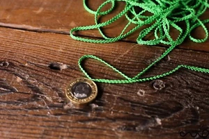 10M Cinta de Trenza Verde Recorte Costura Tapicería Mueble Regalo Envoltura 3mm - Imagen 1 de 5