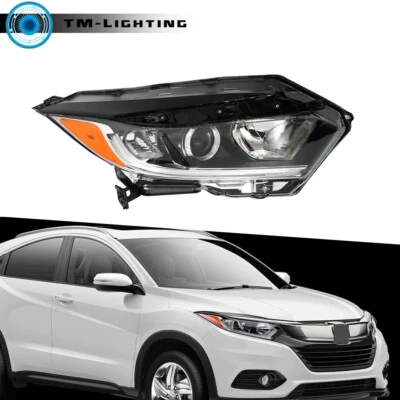 Headlight Halogen W/LED DRL Right Passenger Side For 2019-2021 Honda HRV HR-V - Image 1 of 4