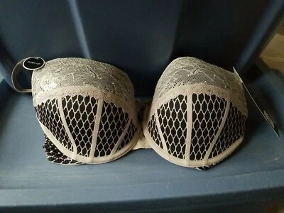New Apt 9 Intimates Everyday Elegance Push Up Bra Geo Print 36 D - Image 1 of 4