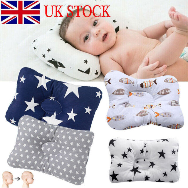 Almohada ajustable para la cabeza del bebé recién nacido, almohadas suaves  y transpirables para dormir, diseño ergonómico, lavable (3#tigre)