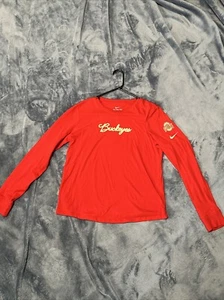 The Nike Tee Ohio State Buckeyes Long Sleeve Shirt Size Small - Picture 1 of 4