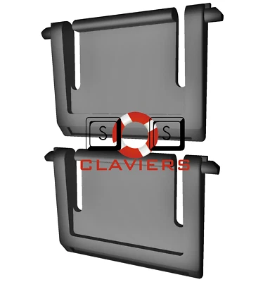 Tecknet Mechanical Keyboard EMK01707 Spare Abfall Tilt Leg Ständer Feet Satz - Bild 1 von 3