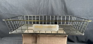 ✨Simply Southern goldfarben 17" x 12" x 3" Metall Ordnungskorb✨ - Bild 1 von 5
