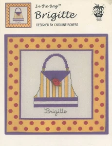 Green Apple Counted Cross Stitch In the Bag Brigitte Pattern by Caroline Bowers - Picture 1 of 1