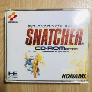 SNATCHER CD-ROMANTIC PC Engine PCE Konami From Japan - Picture 1 of 2