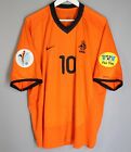 NETHERLAND 2000 2001 HOME FOOTBALL SHIRT SOCCER JERSEY NIKE #10 BERGKAMP XXL
