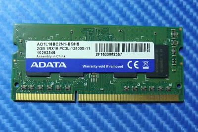 HP 15-r210dx 15.6" Genuine Laptop 2GB 1Rx16 RAM Memory PC3L-12800S-11 - Image 1 of 2