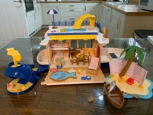 Sylvanian families calico critters beautiful seaside cruiser ex cond & figure ❤ - Picture 1 of 21