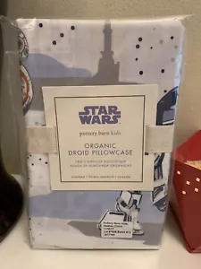 Pottery Barn Disney Star Wars Pillowcase space mandalorian holiday solo grogu - Picture 1 of 8