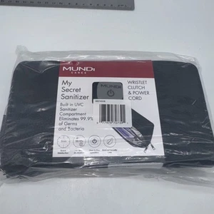 My Secret Dezynfekcja Kopertówka Portfel Ultrafiolet Światło Nadgarstek Mundi 80 $ Torba - Zdjęcie 1 z 6