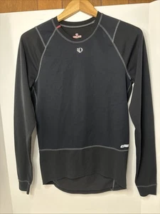 PEARL iZUMI Pro Series Long Sleeve BaseLayer Mens Shirt Black Sz M Pre-owned - Picture 1 of 6