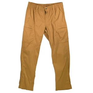 Duluth Trading Cargo Pants Men 34x32 Beige Standard Fit Nylon Outdoor Hiking - Picture 1 of 10