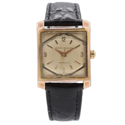 Vintage Nivada Grenchen Anarctic VI Men's Automatic Wristwatch Swiss Two Tone - Image 1 of 4