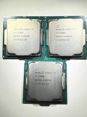 Intel Core i7-7700K 4.20GHz 8MB Quad-Core LGA 1151/Socket H4 CPU Processor SR33A - Image 1 of 2