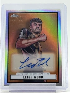 LEIGH WOOD 2024 TOPPS CHROME 1951 TOPPS RINGSIDE AUTO /150 Q1215 - Picture 1 of 2