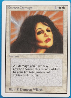 Reverse Damage Unlimited NM White Rare MAGIC MTG CARD (ID# 497223) ABUGames - Image 1 of 2