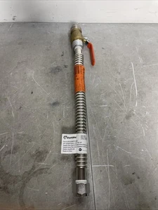 New SharkBite 3/4" SB Ball Valve x 3/4" FIP-18" Water Heater Hose URSS3088FX18BV - Picture 1 of 3