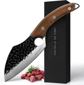 Coltello Da Chef Professionale – Coltello Da Cucina in Acciaio Inossidabile Con  - Foto 1 di 12