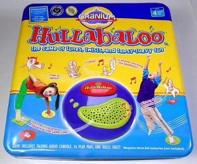 2004 Cranium Hullabaloo Game in Tin - Tunes, Twists & Topsy-Turvy Fun - Complete - Image 1 of 3