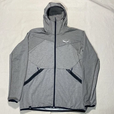 Salewa Jacket Adult Mens Size L Gray Full Zip Hoodie Fleece Outdoor Hiking - Image 1 of 4