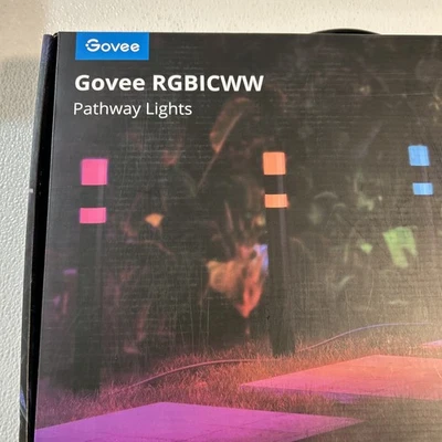 Govee RGBICWW Pathway Lights H7055 Multi Color 4 pack ~ Smart Pathway Lights ￼ - Image 1 of 4