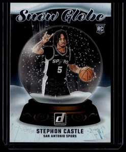 2024-25 Donruss #24 Stephon Castle Snow Globe - Picture 1 of 2