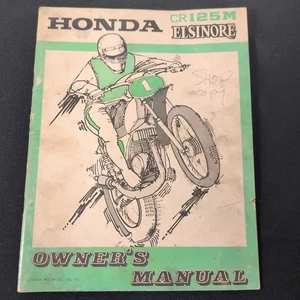 HONDA OWNERS MANUAL CR125M ELSINORE 1973 73 CR 125M 125 M - Bild 1 von 6