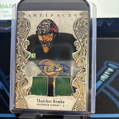 25/26 Artifacts - Thatcher Demko - Gold Material Auto 31/45 - Image 1 of 2