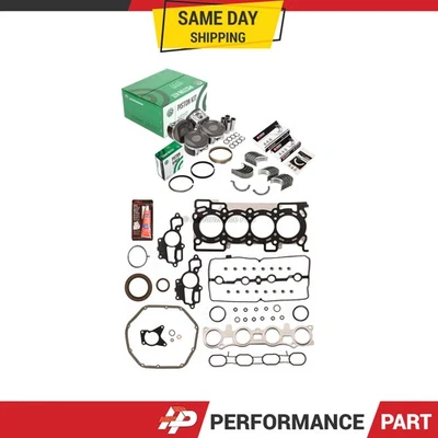 Full Gasket Set Pistons Bearings Fit 07-09 Nissan Sentra 2.0L MR20DE - Image 1 of 4