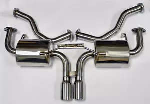 Stainless Catback Exhaust System for Porsche Boxster & Cayman 987 Base & S - Picture 1 of 1