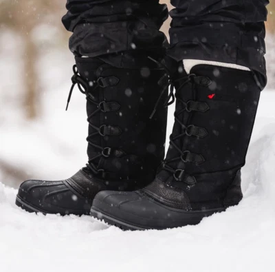 Baffin Ottawa Women's 7 Winter Waterproof Warm Boots Black fuzzy wool insole - Image 1 of 4