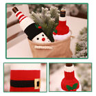Grape Wine Bottle Handmade Knitted Gift Bag Reindeer Bear Christmas Decoration