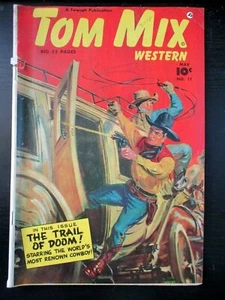 TOM MIX WESTERN #17, 1949 FAWCETT COMIC, VG/VG+, DEAL OF DEATH, TUMBLEWEED JR., - Picture 1 of 3