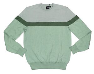 Hugo Boss Uklam Collection Crew Neck Pullover Men's Sweater M NWT Pastel Green
