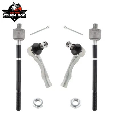 Front Suspension Steering Inner Outer Tie Rod End Kit 4PCS For Lexus IS300 01-05 - Image 1 of 4