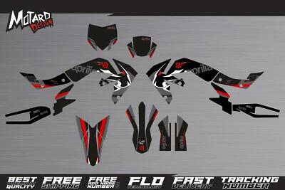 Kit de gráficos para calcomanías Aprilia SXV 450 550 2006 2007 2008 2009 2011 2012 2013 Foto 1 de 4
