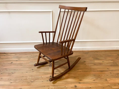 Mid Century Walnut Mel Smilow, Smilow-Thielle Classic Rocking Chair, New York C Cover
