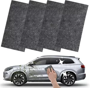 Nano Sparkle Cloth For Car Scratches 4 Pcs Nano Magic Cloth Scratch Remover - Picture 1 of 8
