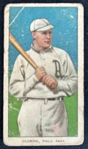 1909 T206 Rube Oldring Batting - Piedmont 25 Back. Poor / Fair MK Baseball Card - Picture 1 of 2