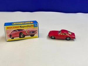 LESNEY MATCHBOX SUPER FAST #75 RED FERRARI BERLINETTA MB75 W/ BOX VERY NICE !! - Picture 1 of 14