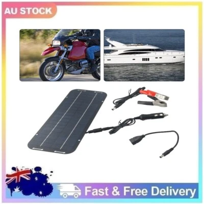 12V Solar Panel Kit 60W Waterproof Trickle Battery Charger Powered for Car RV AU - image 1 of 4