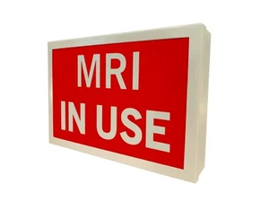 NEW AMS "MRI In Use" Lighted Info Sign (900MR) - Picture 1 of 1