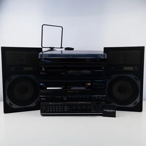 JVC Record Player AL-E11 Turntable + DR-E11 Receiver + SP-E11BK Speakers - Picture 1 of 24