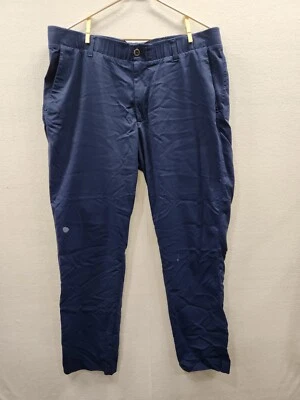Under Armour UA Showdown Taper Golf Pants Men's 40x34 Navy Blue Polyester ~ READ - Image 1 of 4
