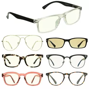Gafas de lectura para juegos de computadora videojuego filtro antideslumbrante bloqueo de luz azul - Imagen 1 de 83