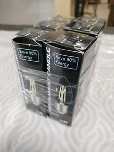 LED Filament Candle Light Bulbs 4W Retro C35 E12 Lamp 6 PACK! - Picture 1 of 4