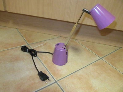 RR-Leuchten LAMPETTE Halogen LILA VIOLETT Designklassiker 60er Reiseleuchte NEU - Bild 1 von 4