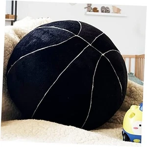  Ball Pillows, Funny Toys for Kids, Boy Girls, 9.5 x 9.5 inches Black - Picture 1 of 7