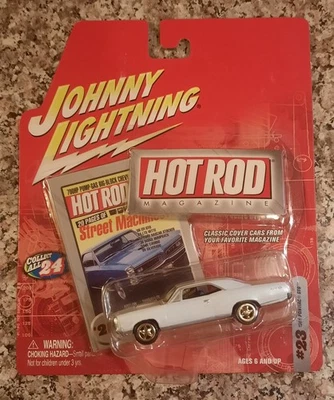 REVISTA JOHNNY LIGHTNING HOT ROD 1966 PONTIAC GTO WHITE LIGHTNING⚡ Foto 1 de 4